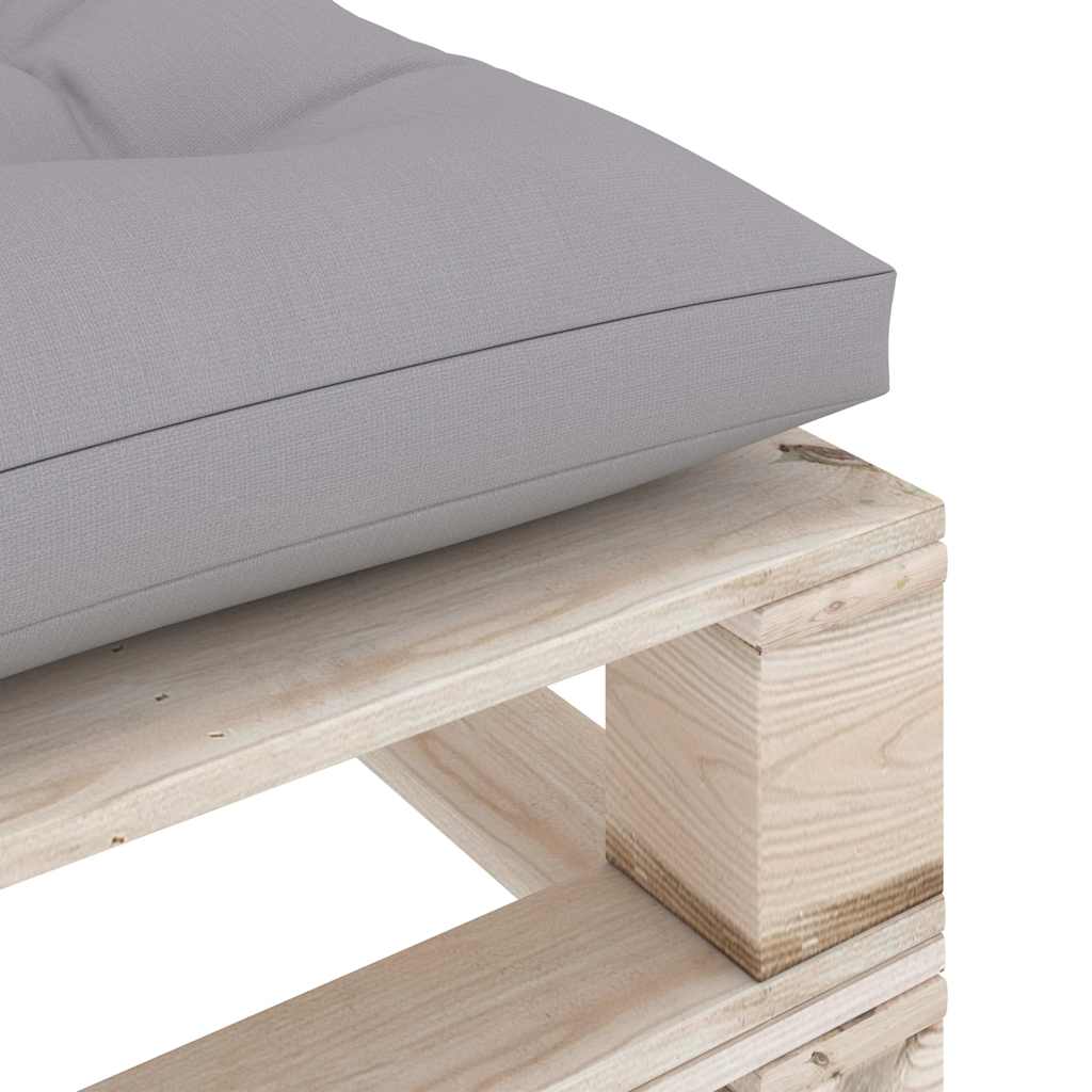 Set Salotto Giardino su Pallet Cuscini 6 pz in Legno di Pino