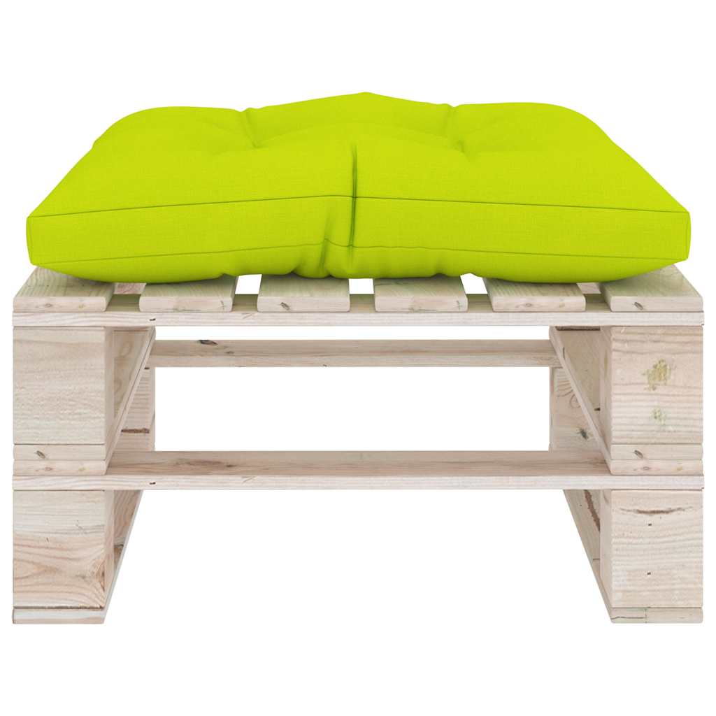 Set Salotto Giardino su Pallet Cuscini 6 pz in Legno di Pino