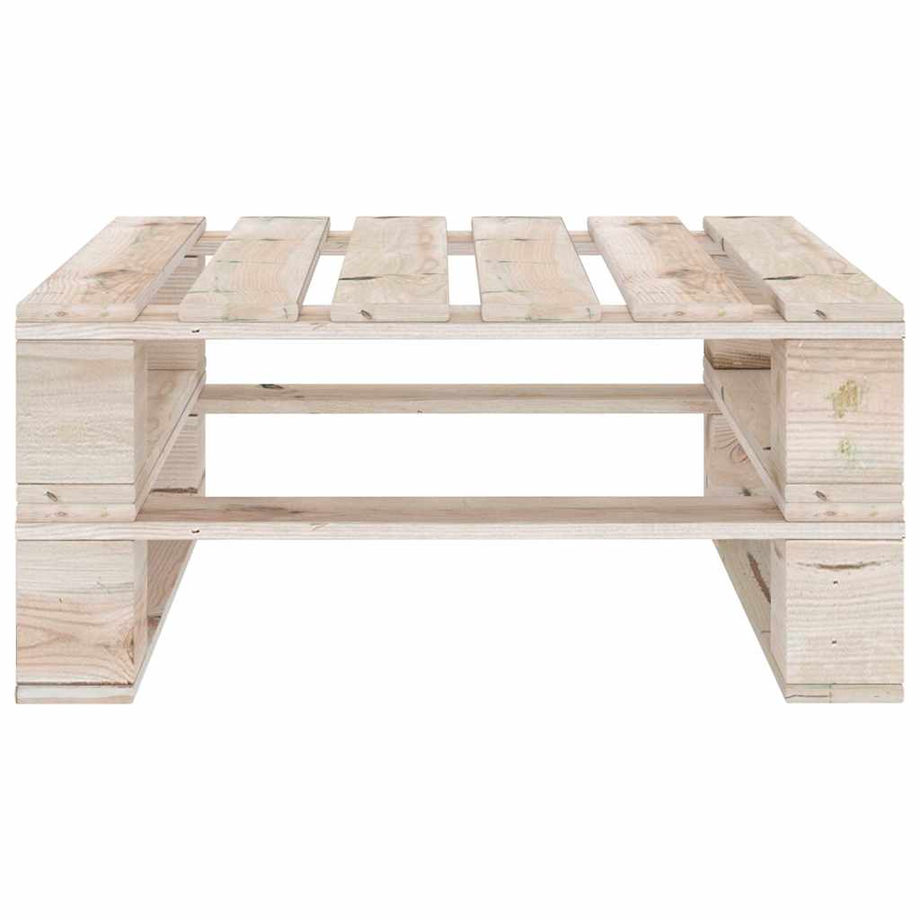 Set Divani da Giardino Pallet 5 pz con Cuscini in Legno di Pino