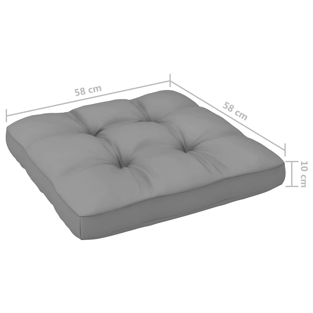 Set Divani in Pallet con Cuscini 4 pz in Pino Impregnato Verde