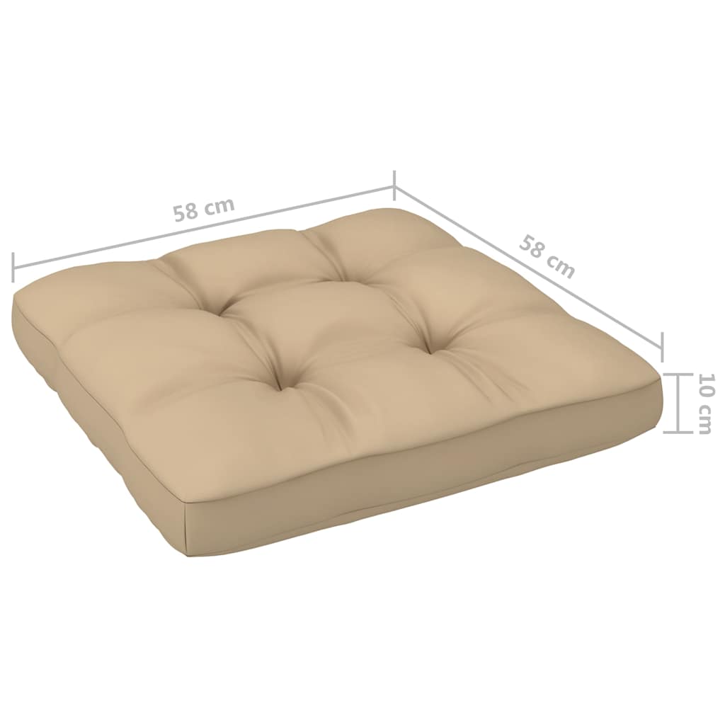 Set Divani in Pallet con Cuscini 4 pz in Pino Impregnato Verde