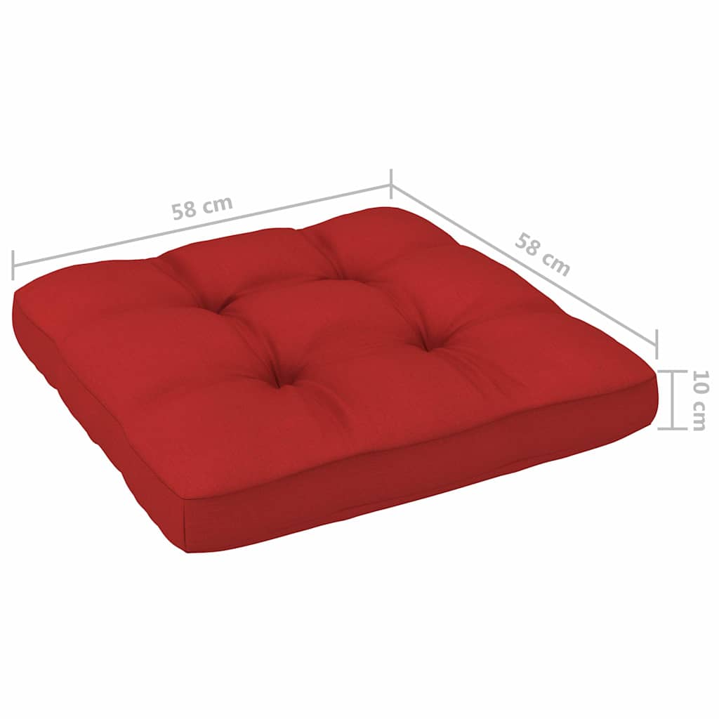 Set Divani in Pallet con Cuscini 4 pz in Pino Impregnato Verde