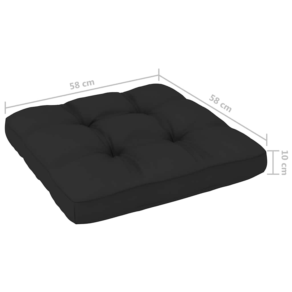 Set Divani in Pallet con Cuscini 4 pz in Pino Impregnato Verde