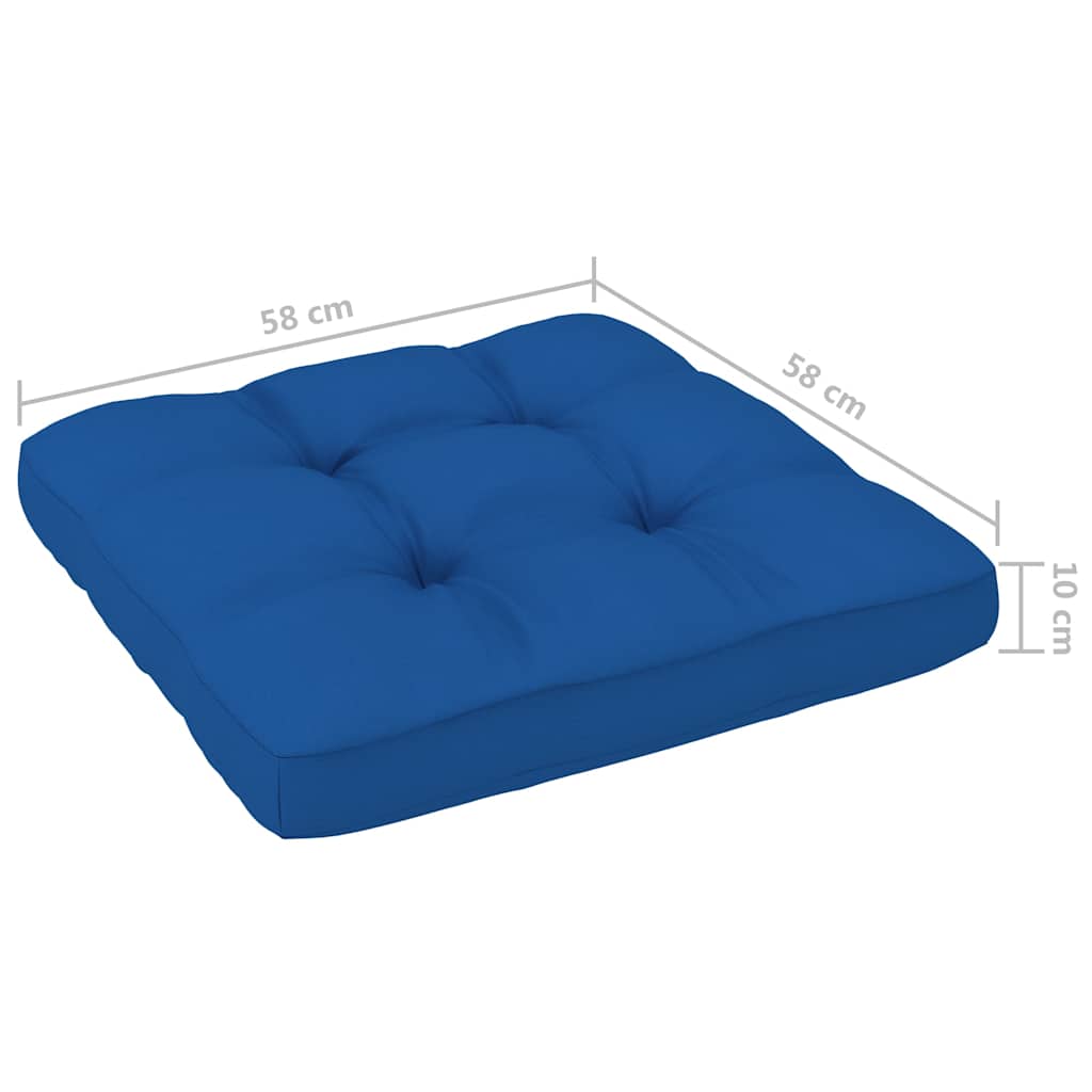 Set Divani in Pallet con Cuscini 4 pz in Pino Impregnato Verde