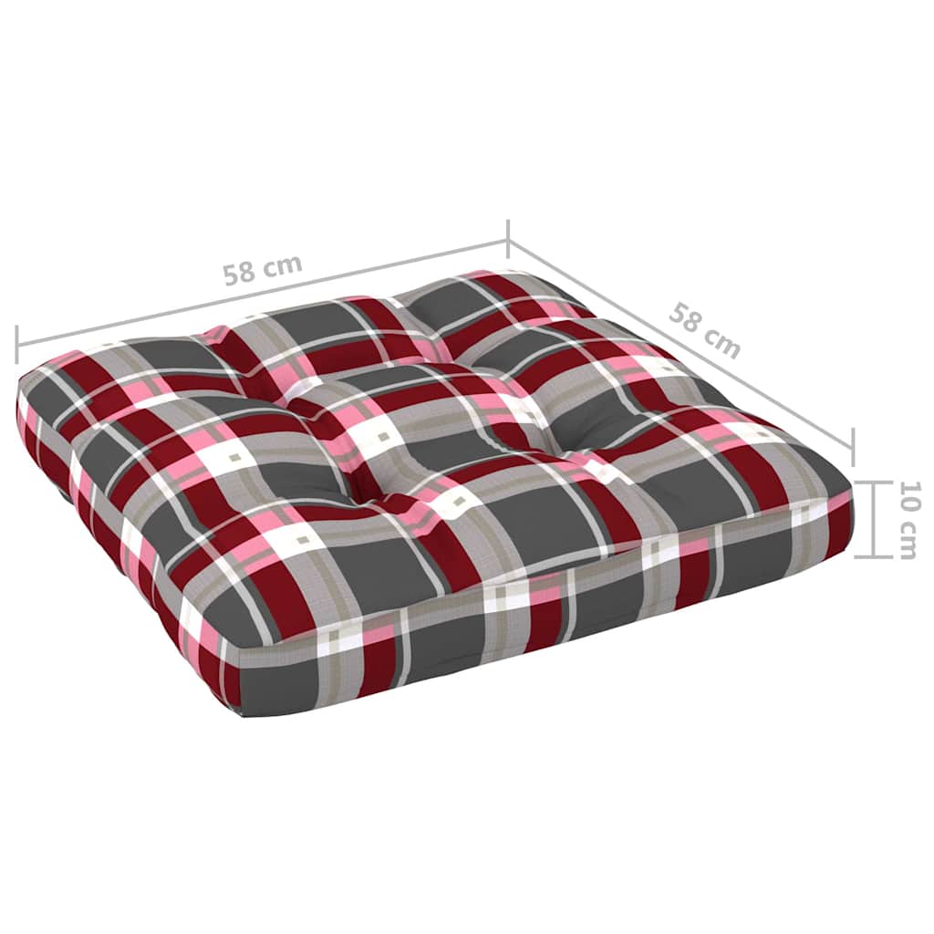 Set Divani in Pallet con Cuscini 4 pz in Pino Impregnato Verde