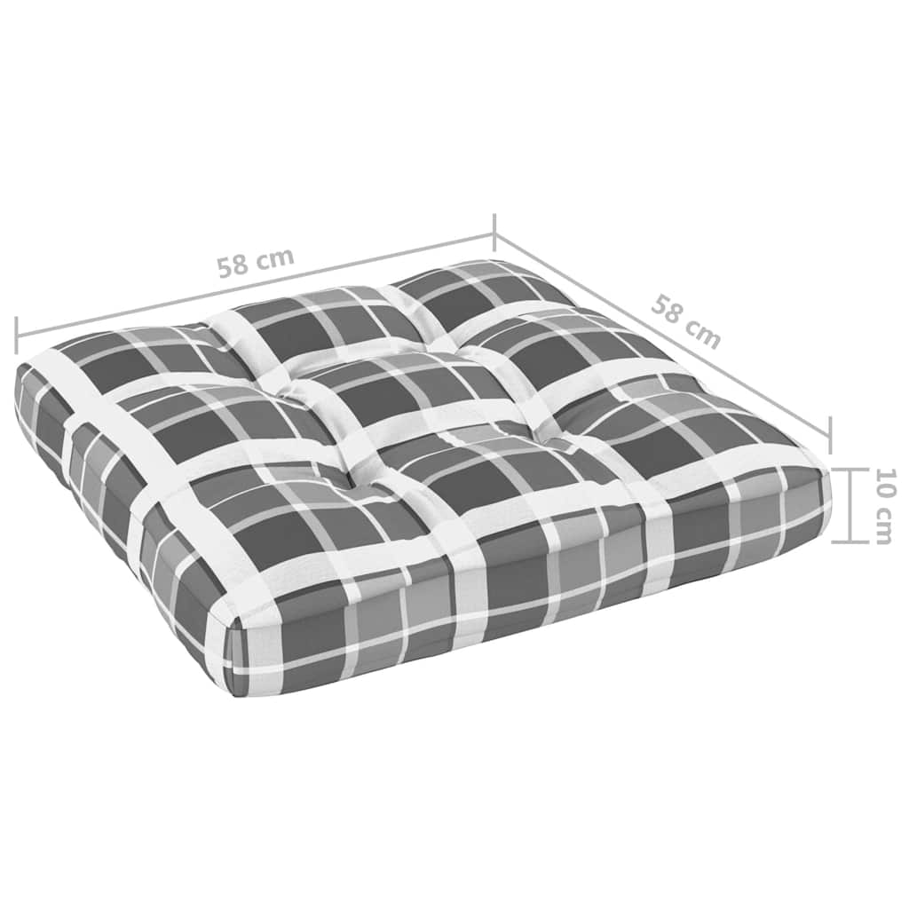 Set Divani in Pallet con Cuscini 4 pz in Pino Impregnato Verde