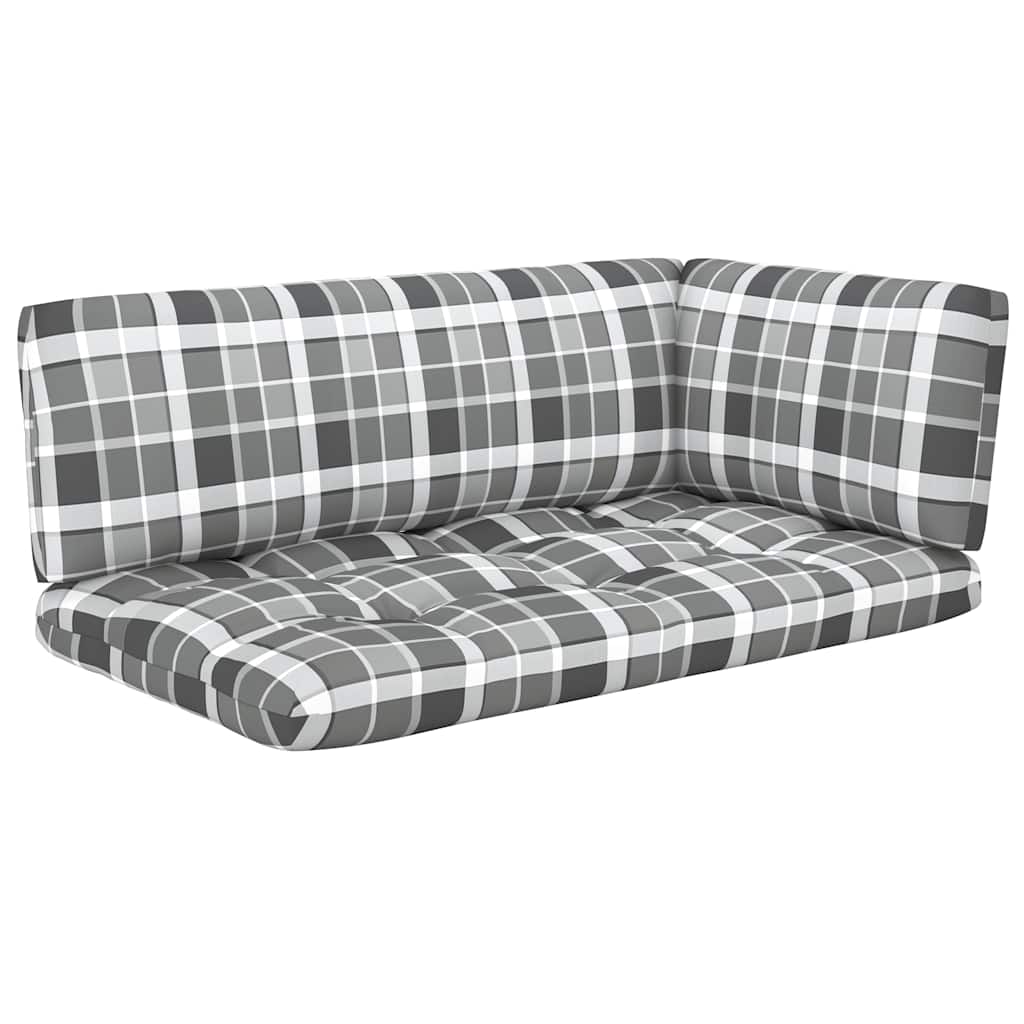 Set Divani in Pallet con Cuscini 4 pz in Pino Impregnato Verde