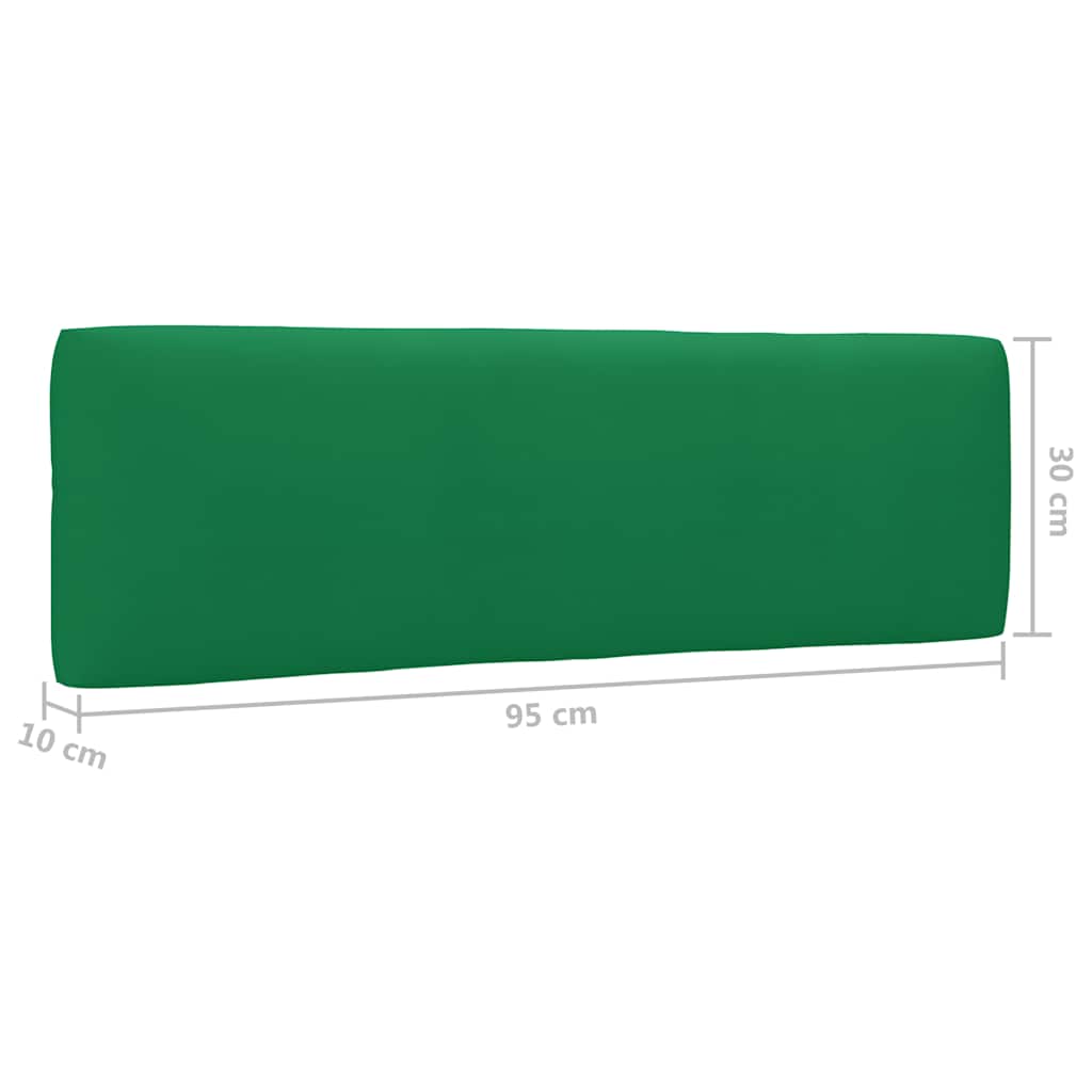 Set Divani in Pallet con Cuscini 4 pz in Pino Impregnato Bianco
