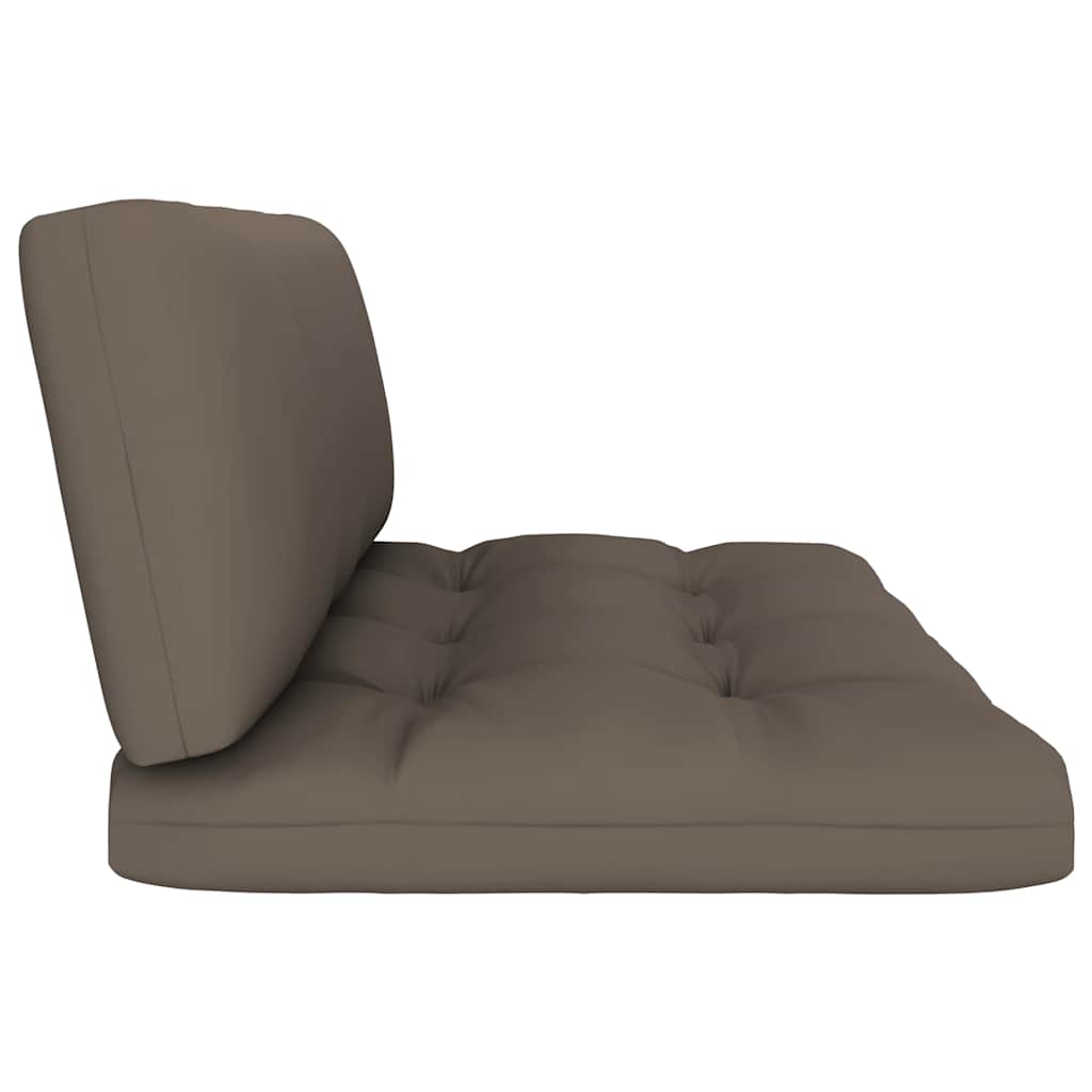 Set Divani in Pallet con Cuscini 4 pz in Pino Impregnato Nero