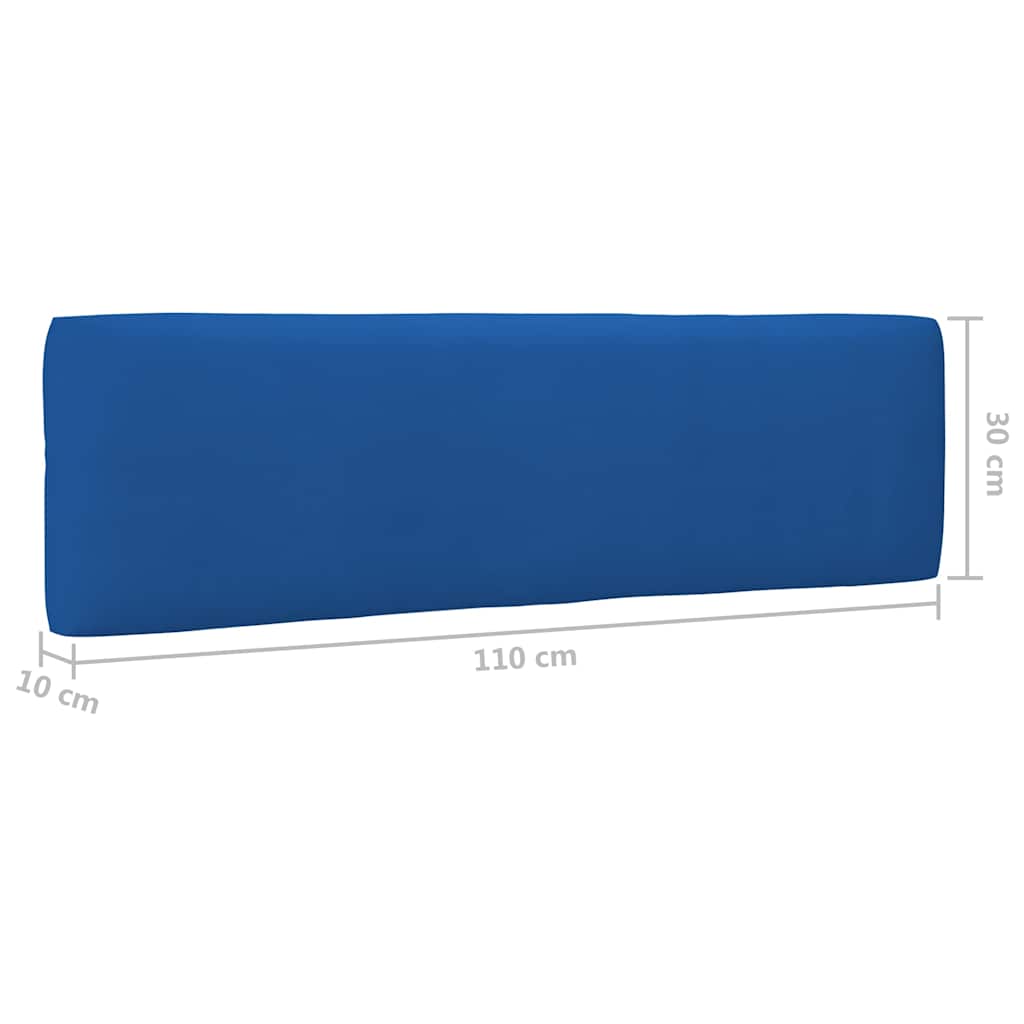 Set Divani in Pallet con Cuscini 4 pz in Pino Impregnato Nero