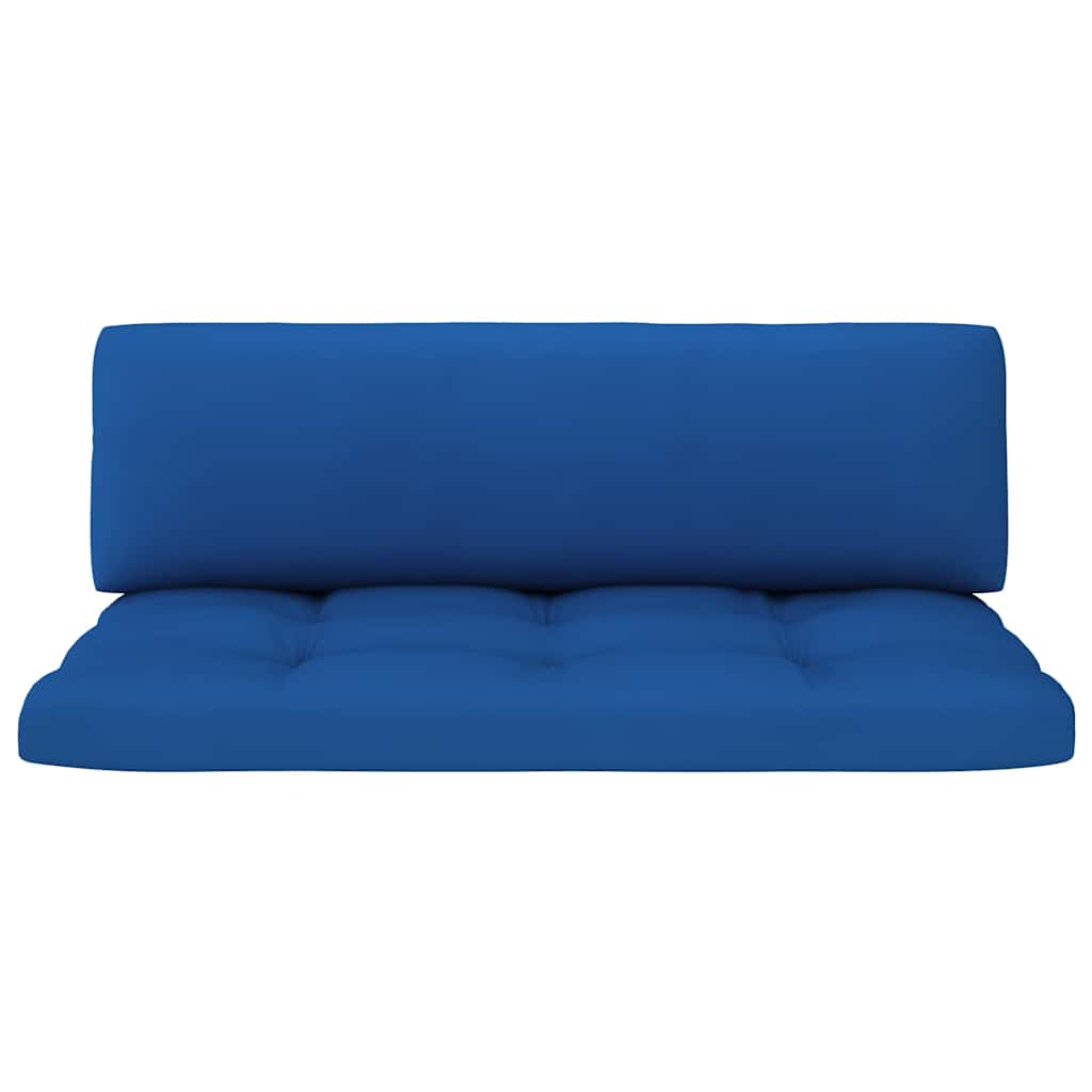 Set Divani in Pallet con Cuscini 4 pz in Pino Impregnato Nero