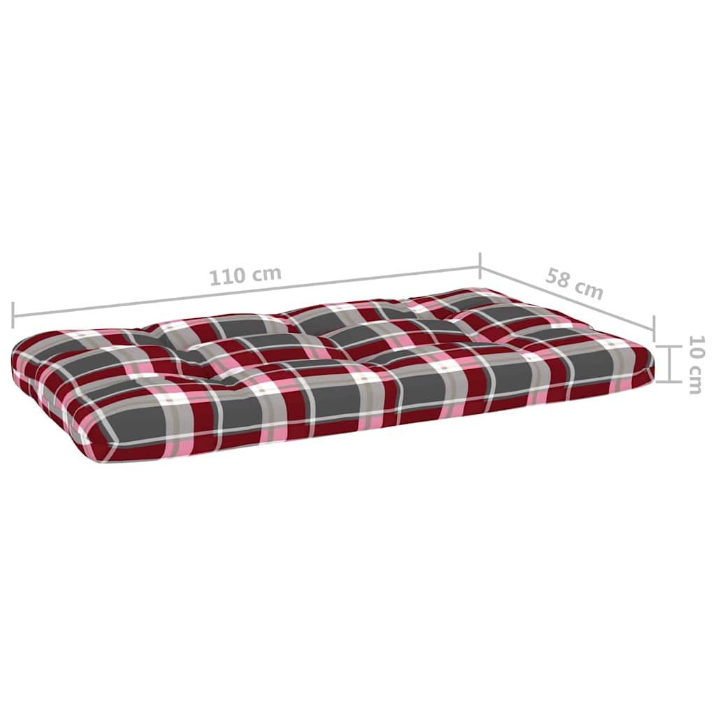 Set Divani in Pallet con Cuscini 4 pz in Pino Impregnato Nero