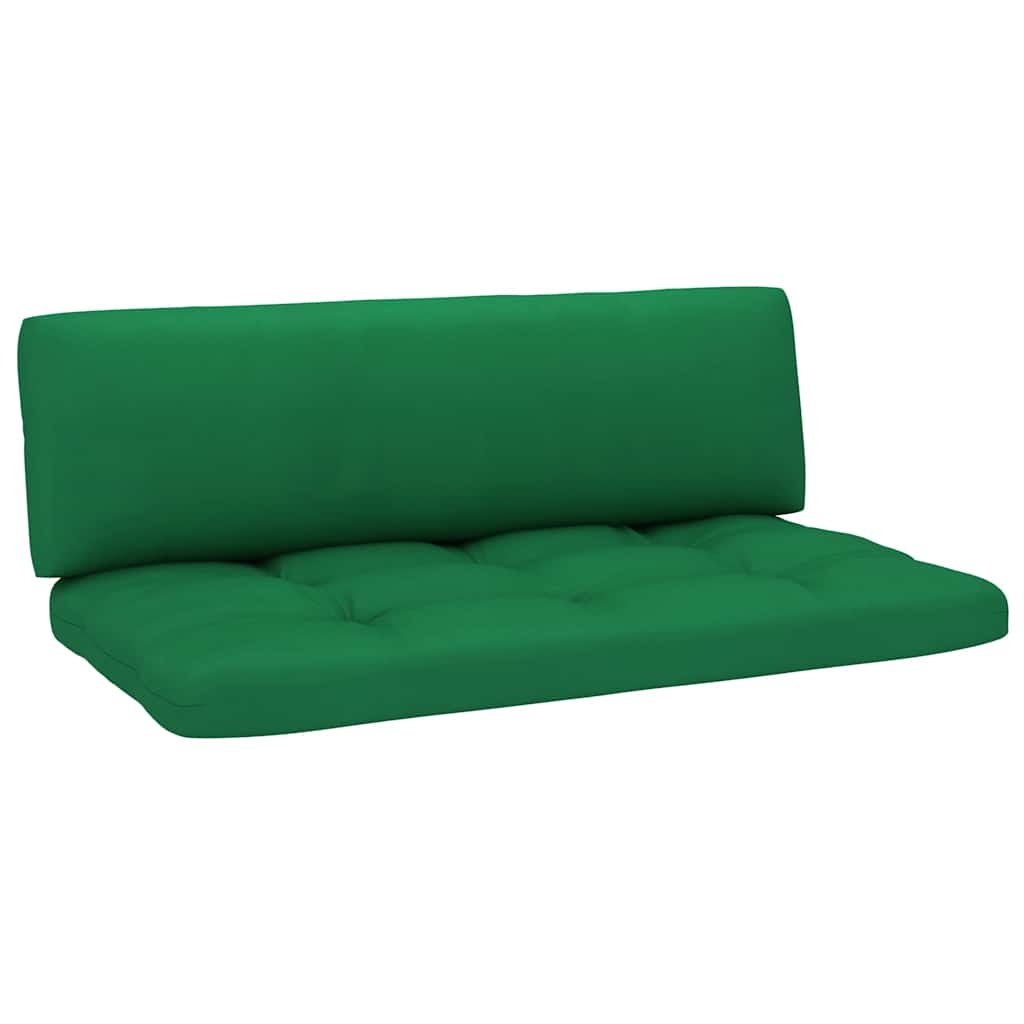 Set Divani in Pallet con Cuscini 4 pz in Pino Impregnato Ambra