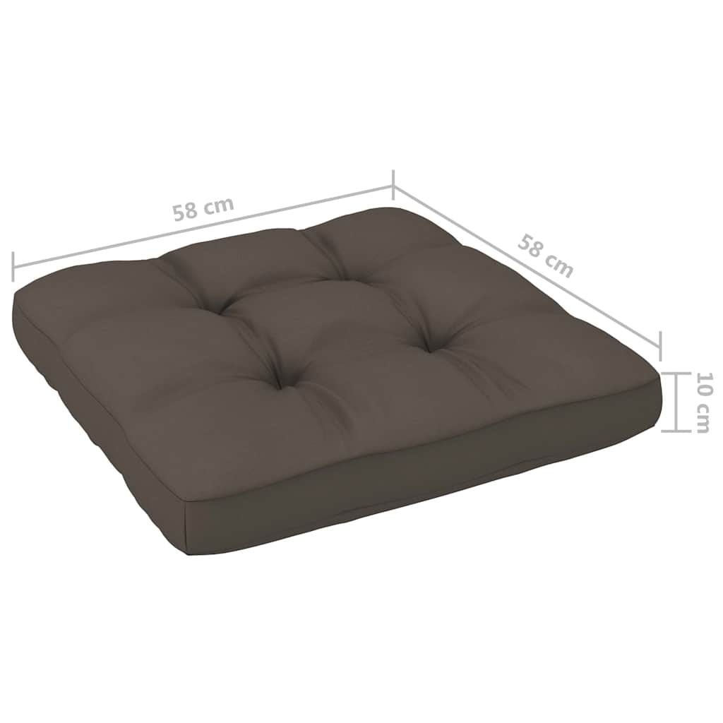 Set Divani in Pallet con Cuscini 4 pz in Pino Impregnato Verde