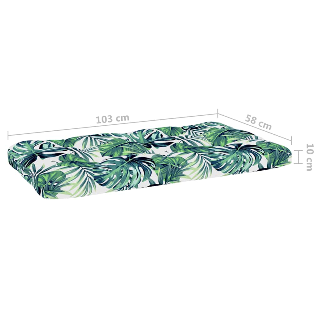 Set Divani in Pallet con Cuscini 4 pz in Pino Impregnato Verde