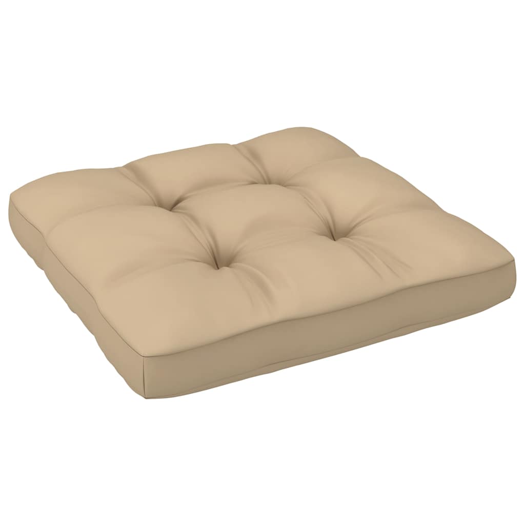 Set Divani in Pallet con Cuscini 4 pz in Pino Impregnato Bianco