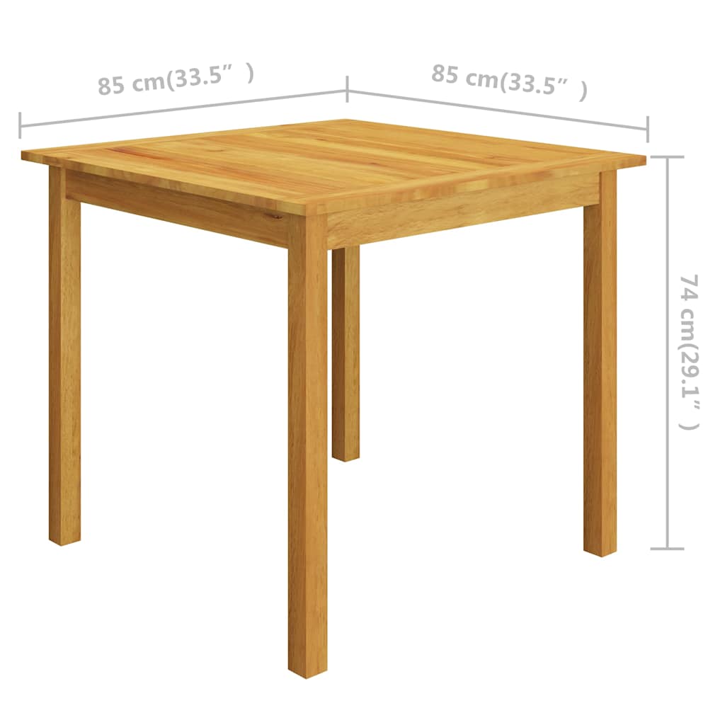 Set Mobili da Pranzo per Giardino 3 pz Grigio Chiaro