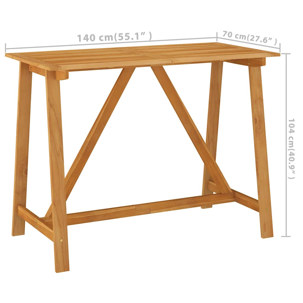 Set Bar da Giardino 7 pz Marrone