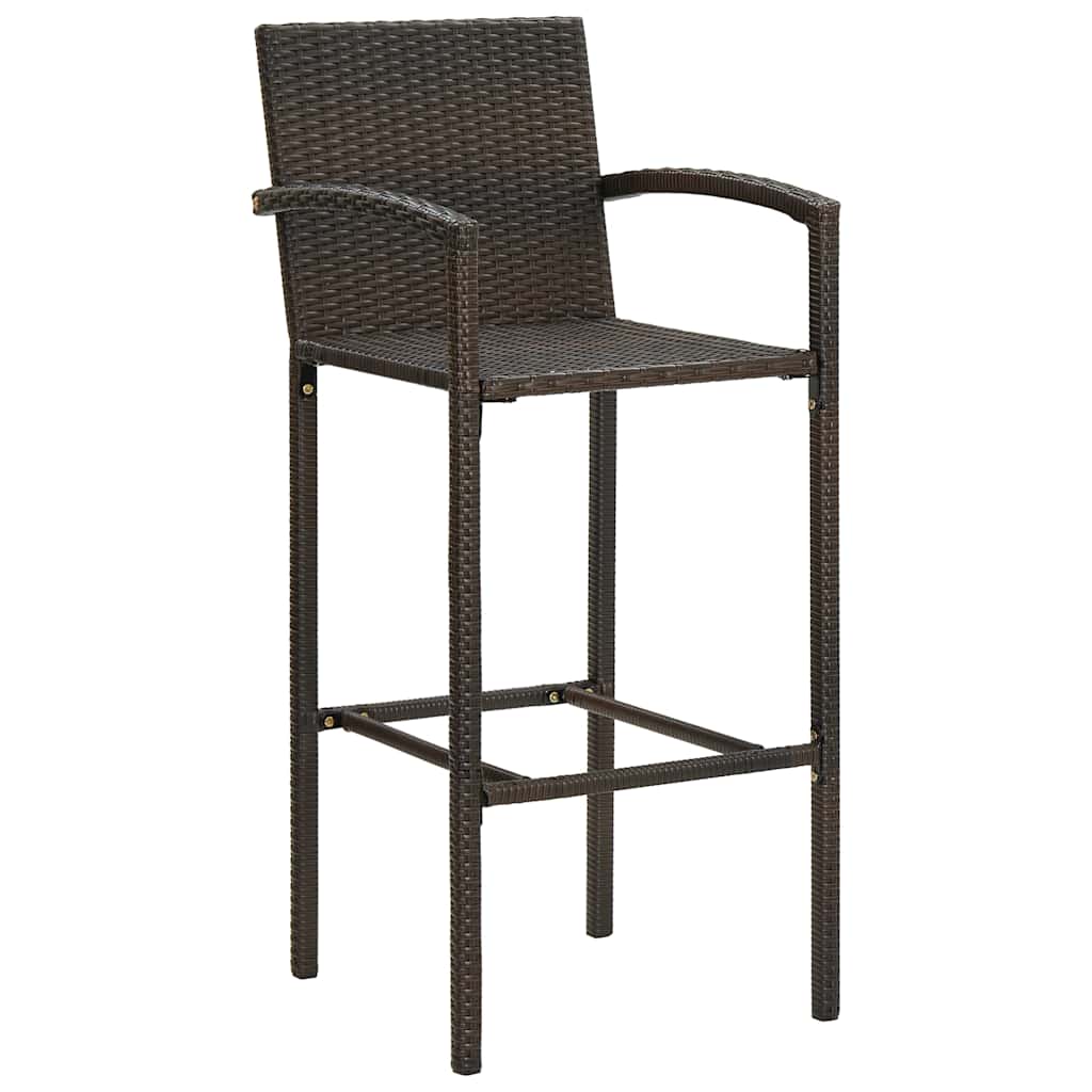 Set Bar da Giardino 7 pz Marrone
