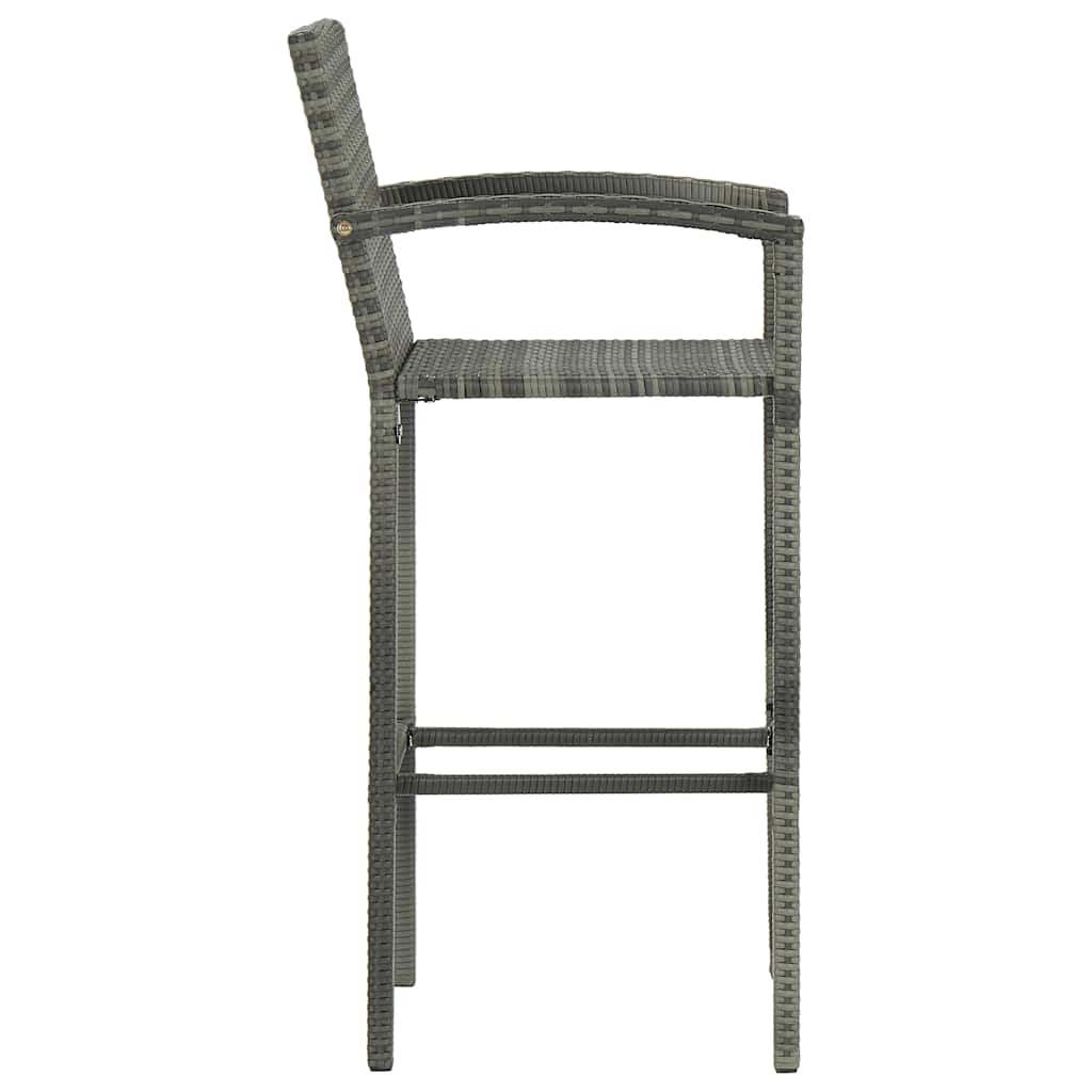 Set Bar da Giardino 7 pz Grigio
