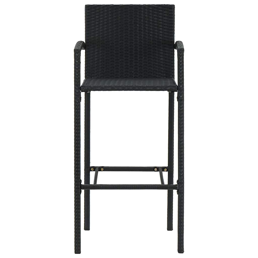 Set Bar da Giardino 5 pz Nero