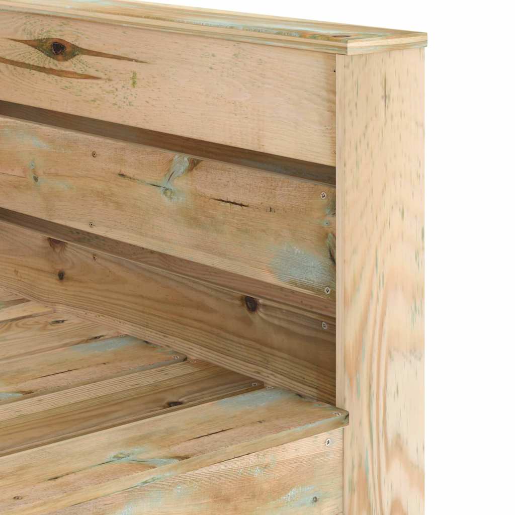 Set Salotto da Giardino 6 pz in Legno di Pino Impregnato Verde