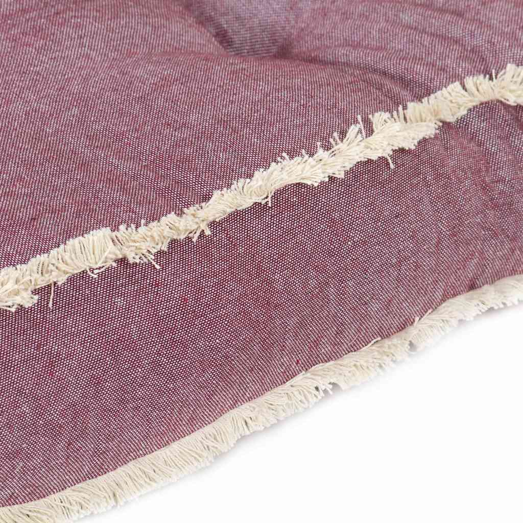 Cuscini per Divano in Pallet 2 pz Rosso Borgogna