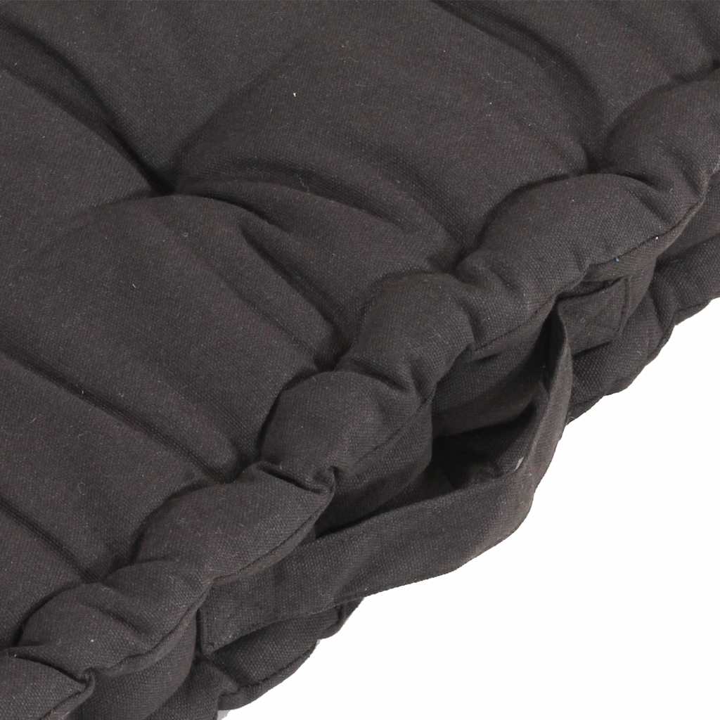 Cuscini per Pallet e Pavimento 7 pz Antracite in Cotone