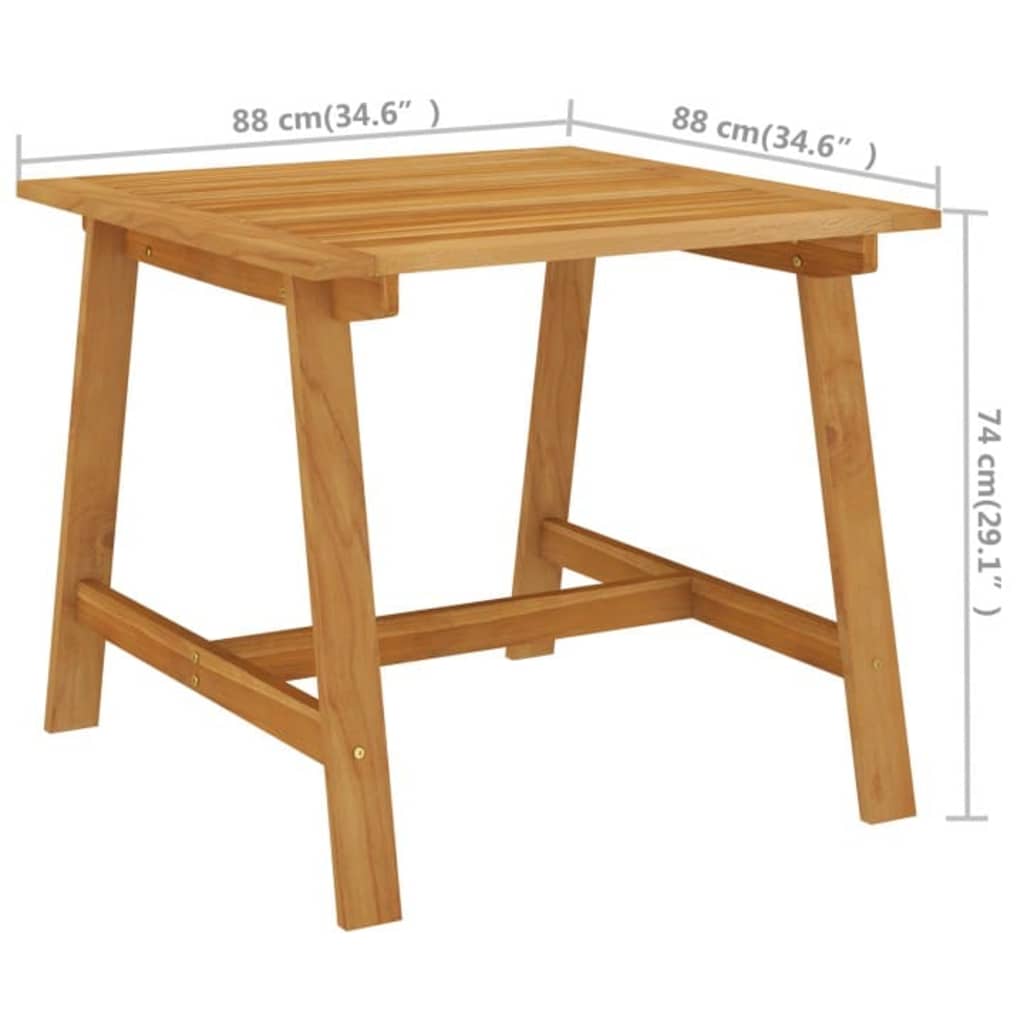 Set Mobili da Pranzo per Giardino 3 pz