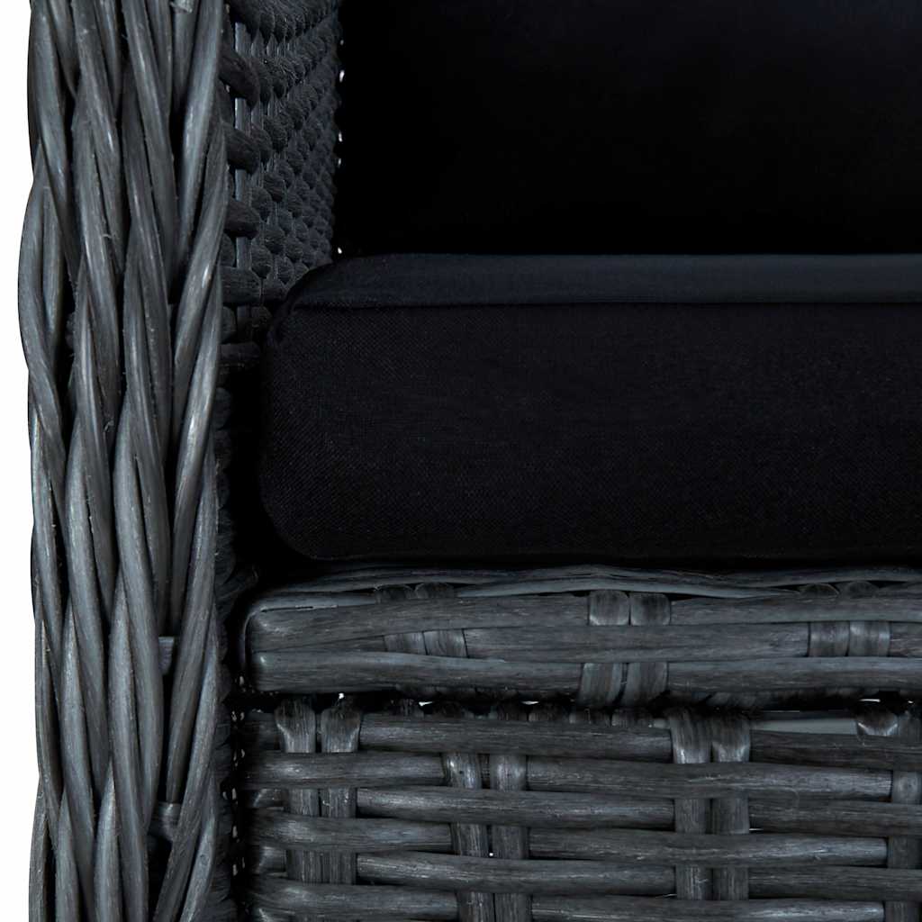 Set Mobili da Pranzo per Giardino 3 pz Grigio Scuro
