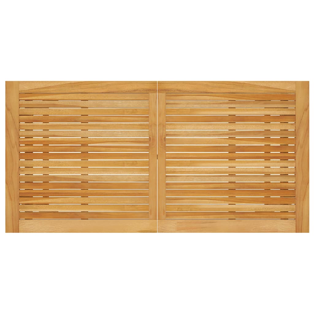 Set Mobili da Pranzo per Giardino 5 pz Marrone