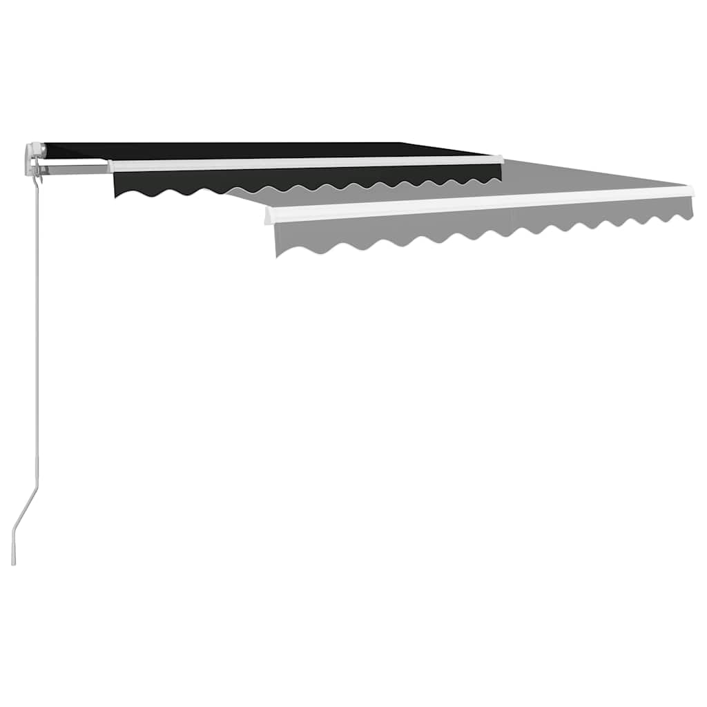 Tenda da Sole Retrattile Manuale 300x250 cm Antracite
