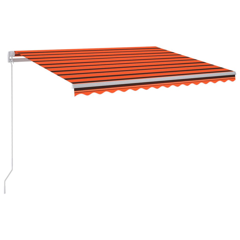 Tenda retrattile Arancione e Marrone 300 x 250 cm