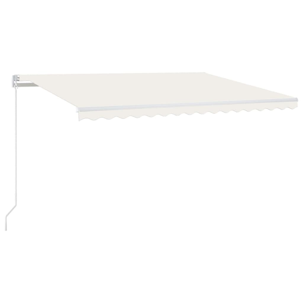 Tenda da Sole Retrattile Manuale 400x300 cm Crema