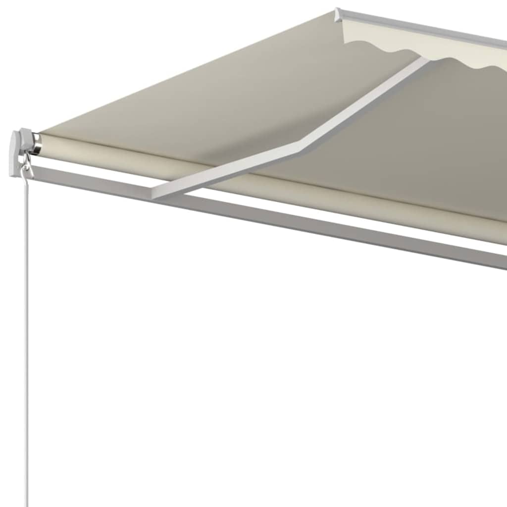 Tenda da Sole Retrattile Manuale 400x300 cm Crema