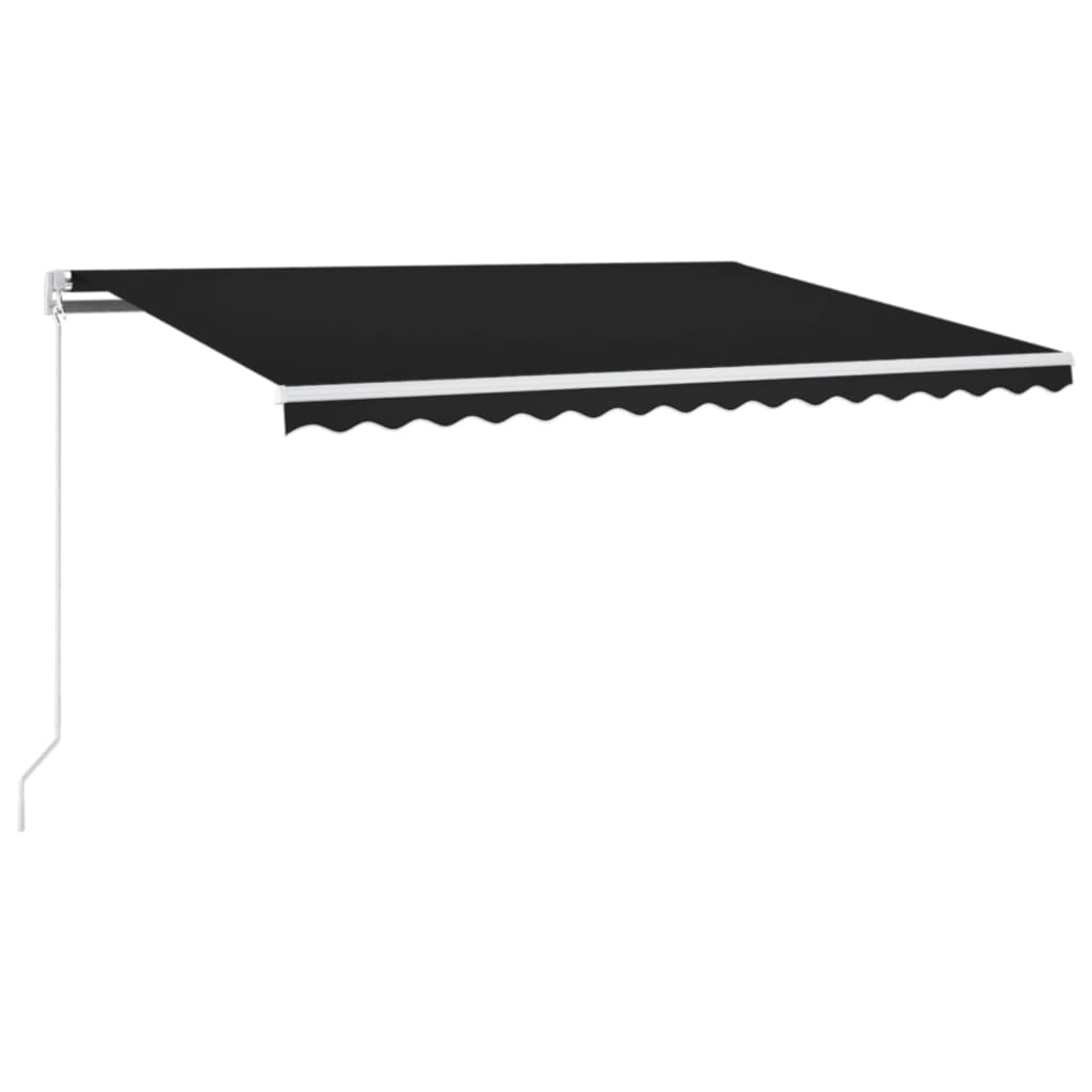 Tenda da Sole Retrattile Manuale 400x300 cm Antracite
