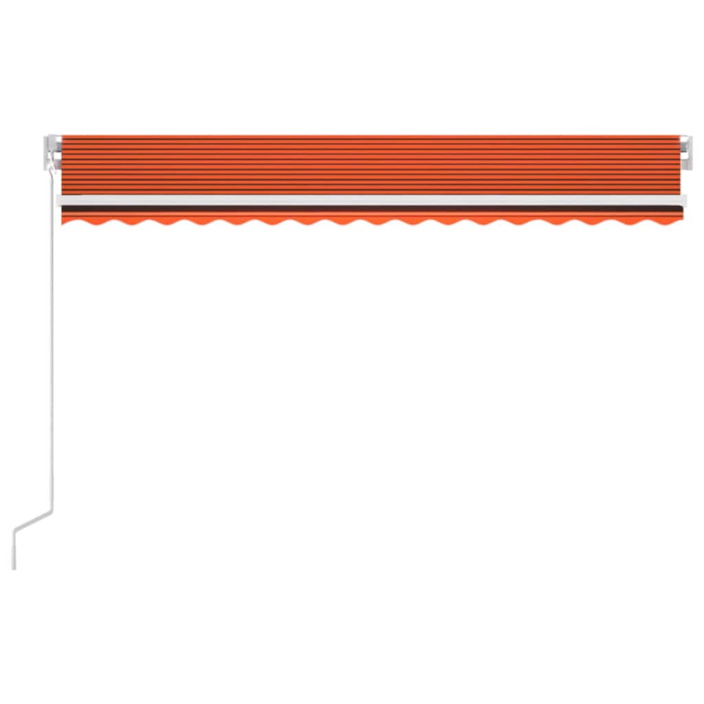 Tenda retrattile Arancione e Marrone 400 × 300 cm