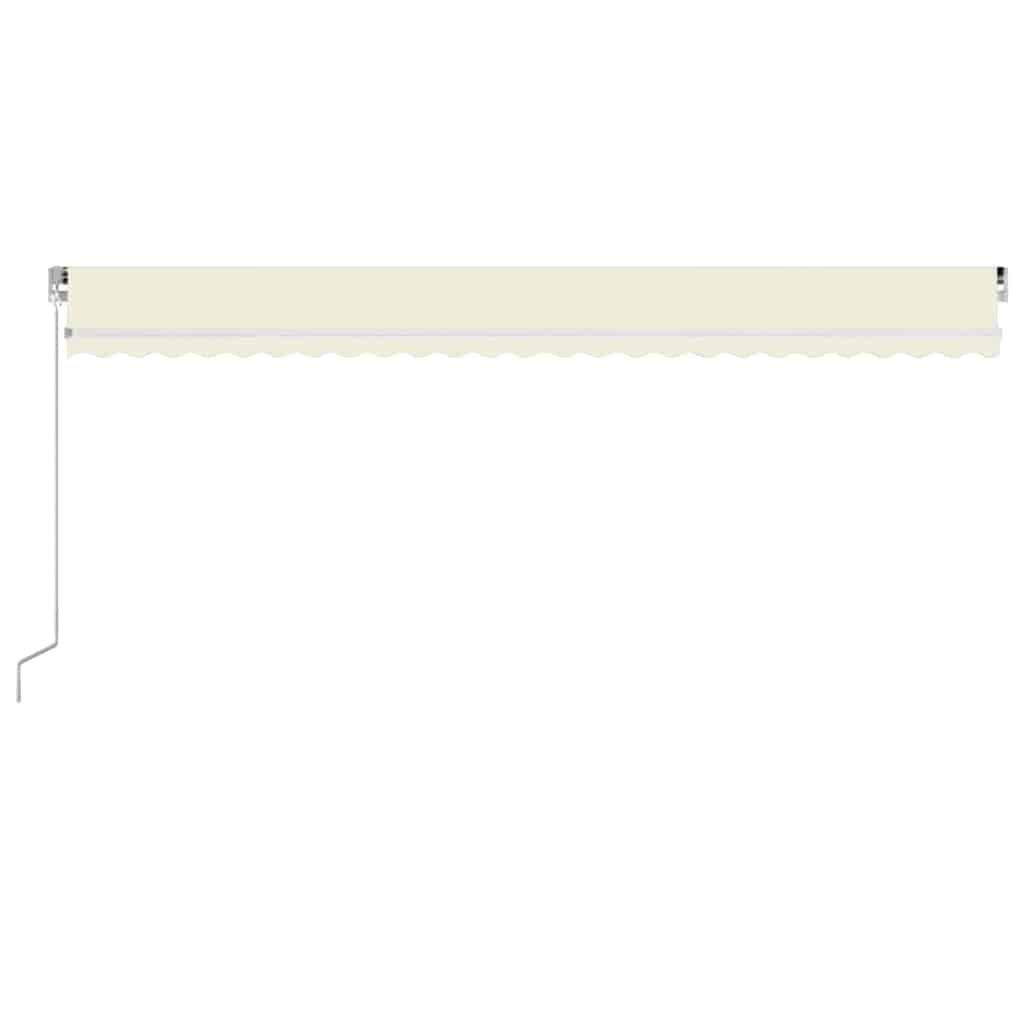 Tenda da Sole Retrattile Manuale 600x300 cm Crema