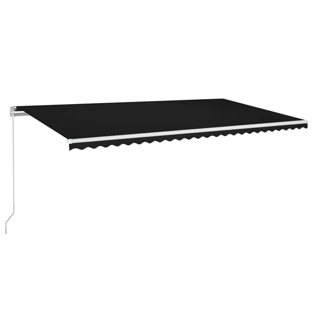 Tenda da Sole Retrattile Manuale 600x300 cm Antracite