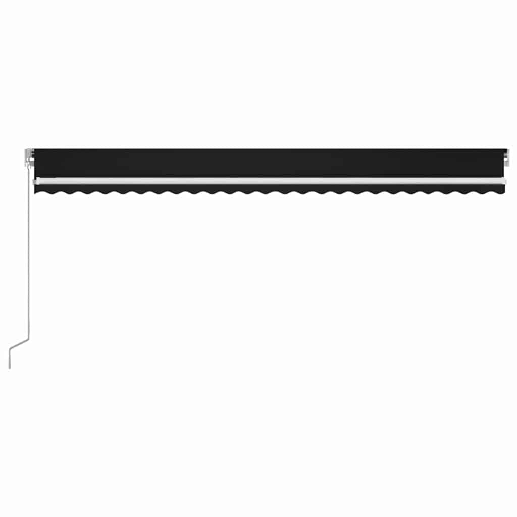Tenda da Sole Retrattile Manuale 600x300 cm Antracite