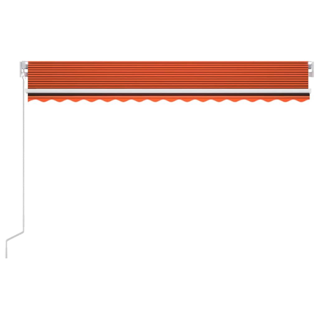 Tenda retrattile Arancione e Marrone 400 × 350 cm