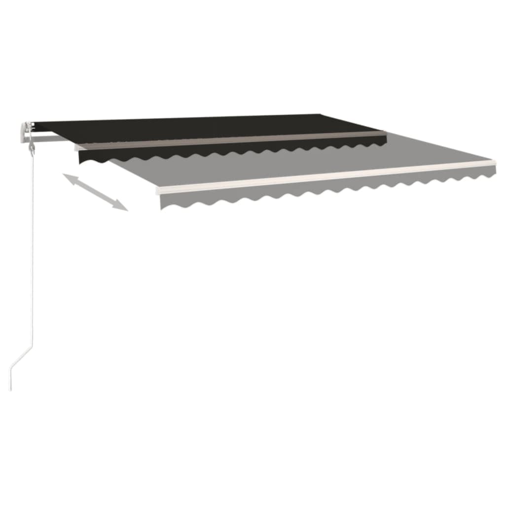Tenda da Sole Retrattile Automatica 450x350 cm Antracite