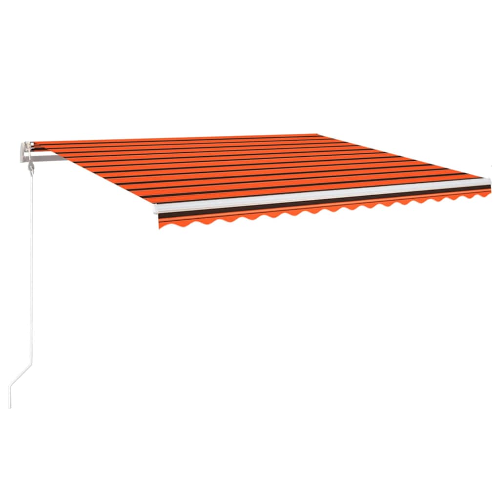 Tenda da Sole Retrattile Automatica 450x350 cm Arancio Marrone