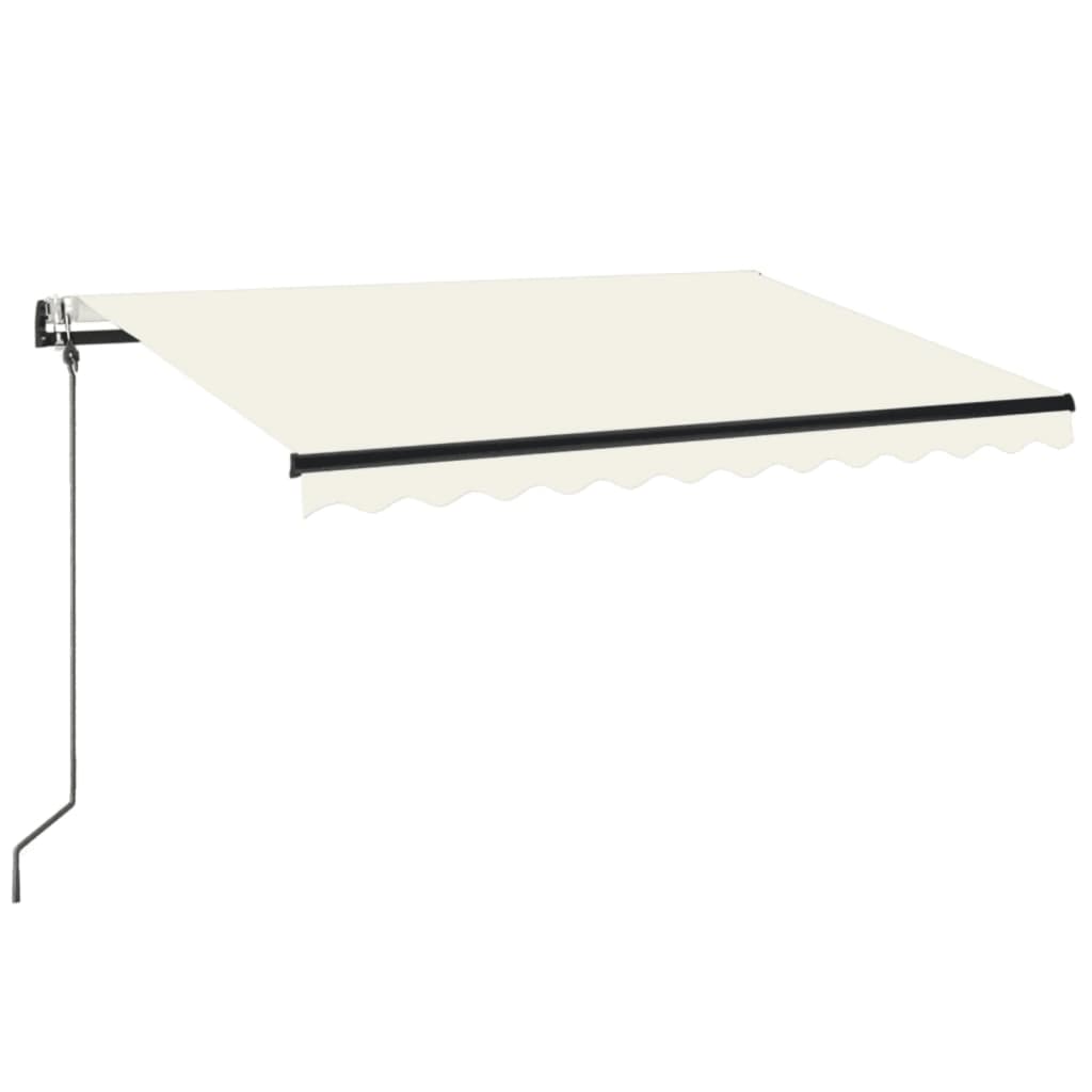 Tenda retrattile Crema 350 x 250 cm Poliestere
