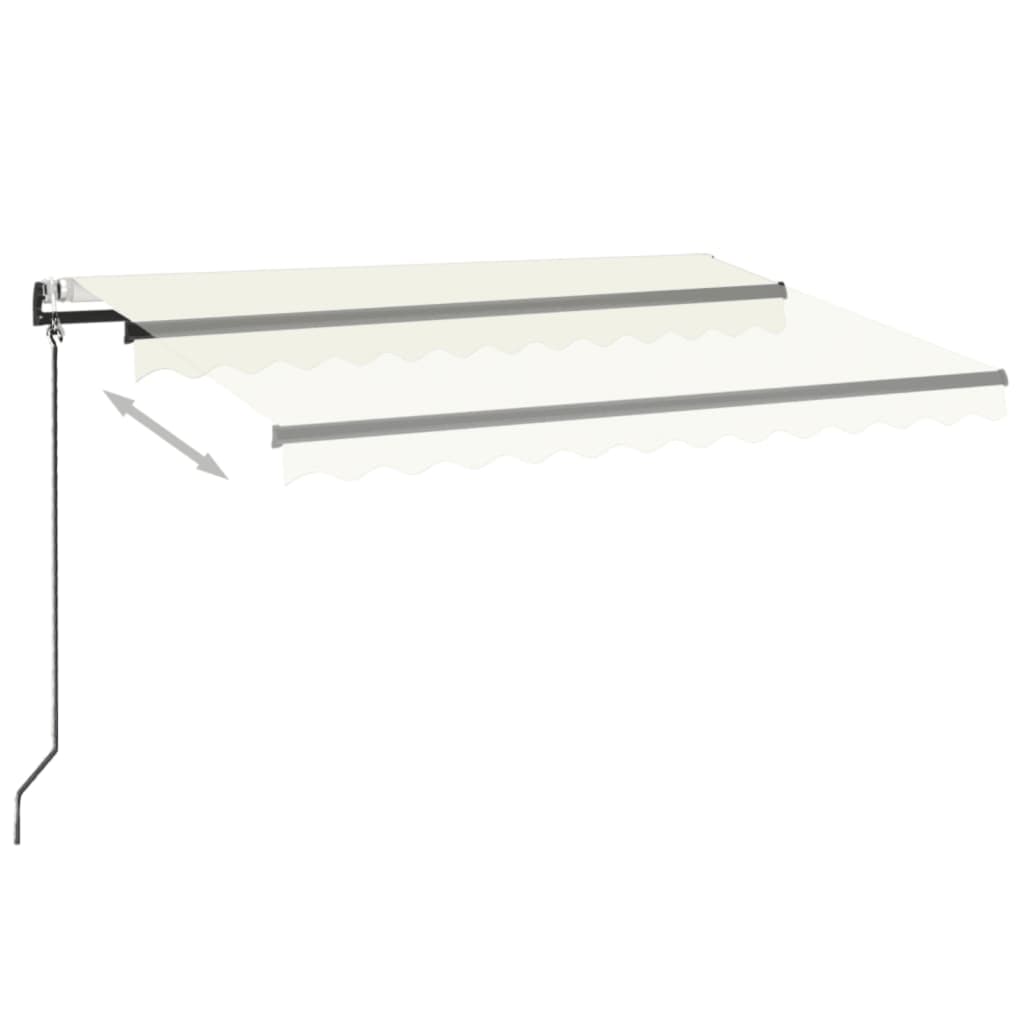 Tenda retrattile Crema 350 x 250 cm Poliestere