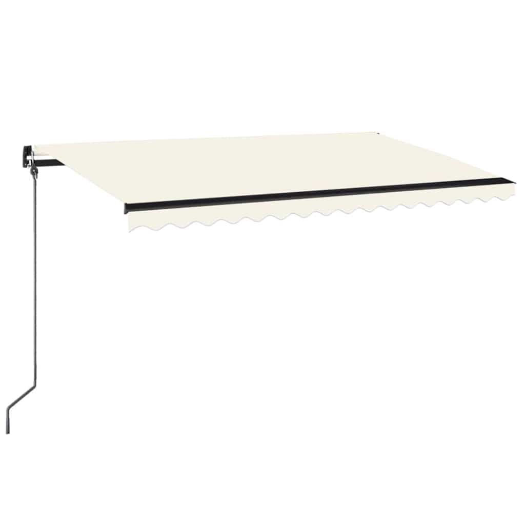 Tenda da Sole Retrattile Manuale 400x300 cm Crema