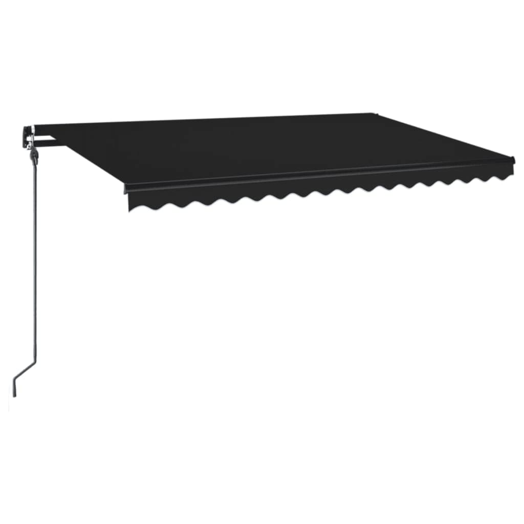 Tenda da Sole Retrattile Manuale 400x300 cm Antracite