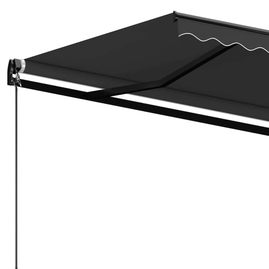 Tenda da Sole Retrattile Manuale 400x300 cm Antracite