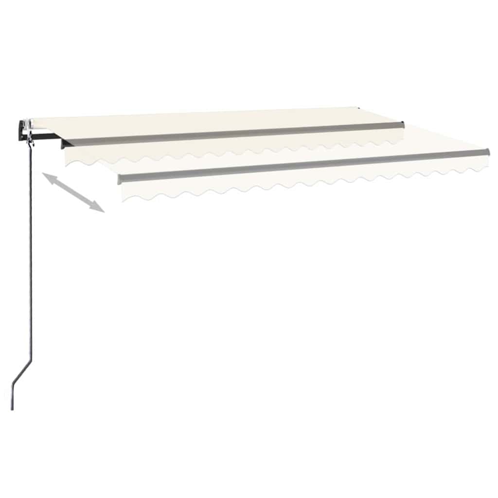 Tenda da Sole Retrattile Automatica 400x300 cm Crema