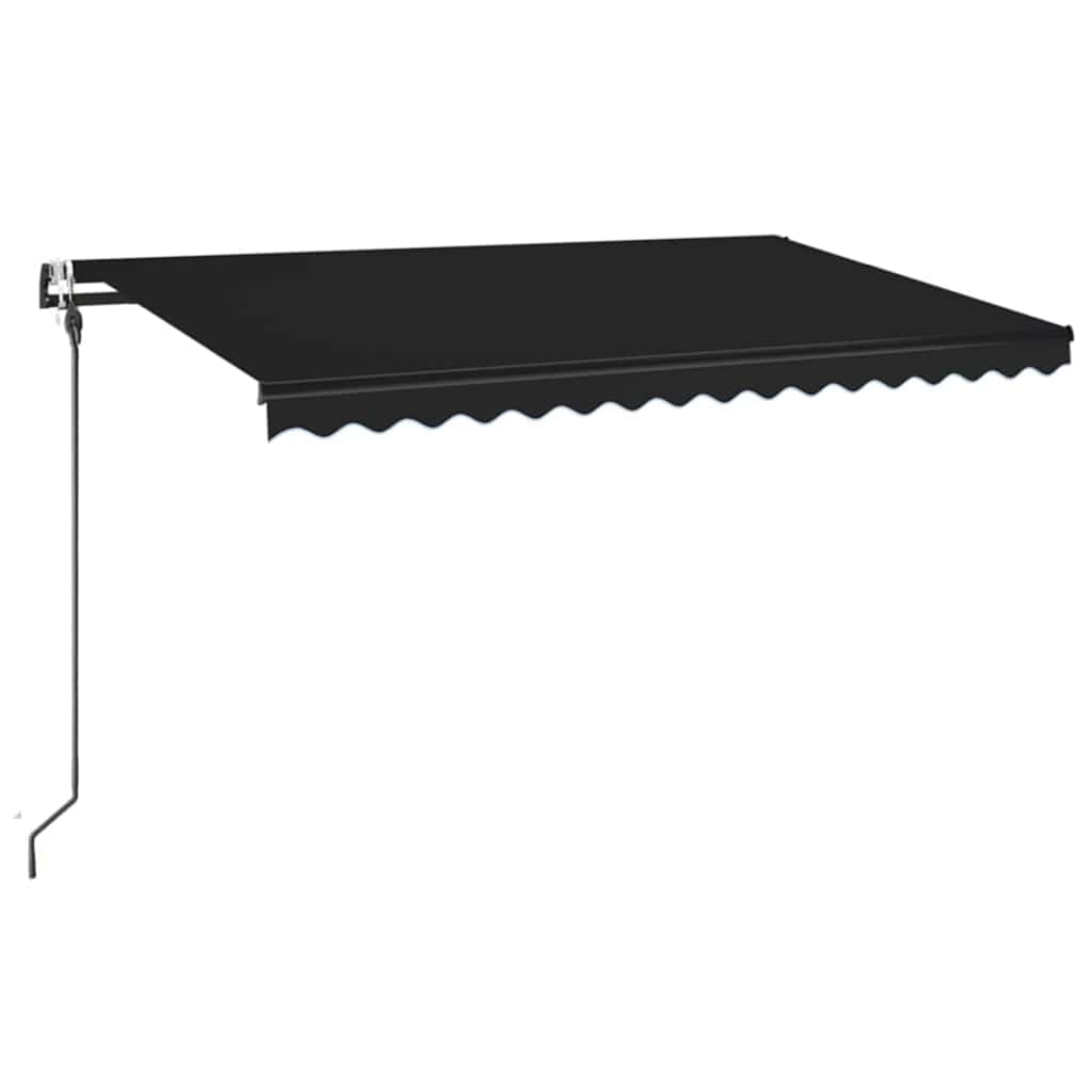 Tenda Automatica con Sensore Vento e LED 400x300 cm Antracite